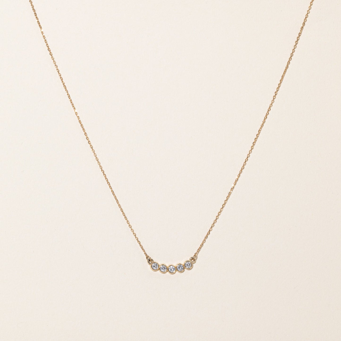 100 Ways' Diamond Scoop Pendant & Necklace | 0.33ctw | 17.5 |