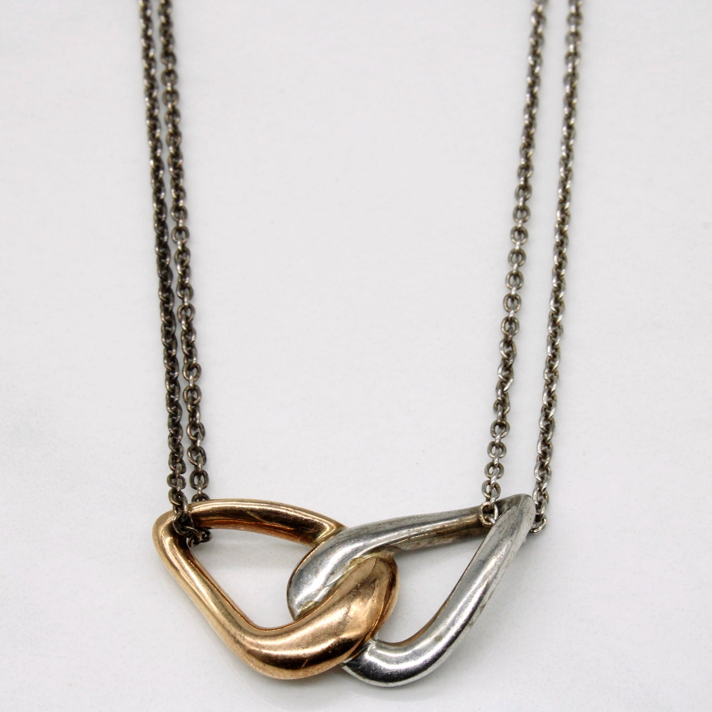 Birks' Sterling Silver & 18k Yellow Gold Necklace | 18 |