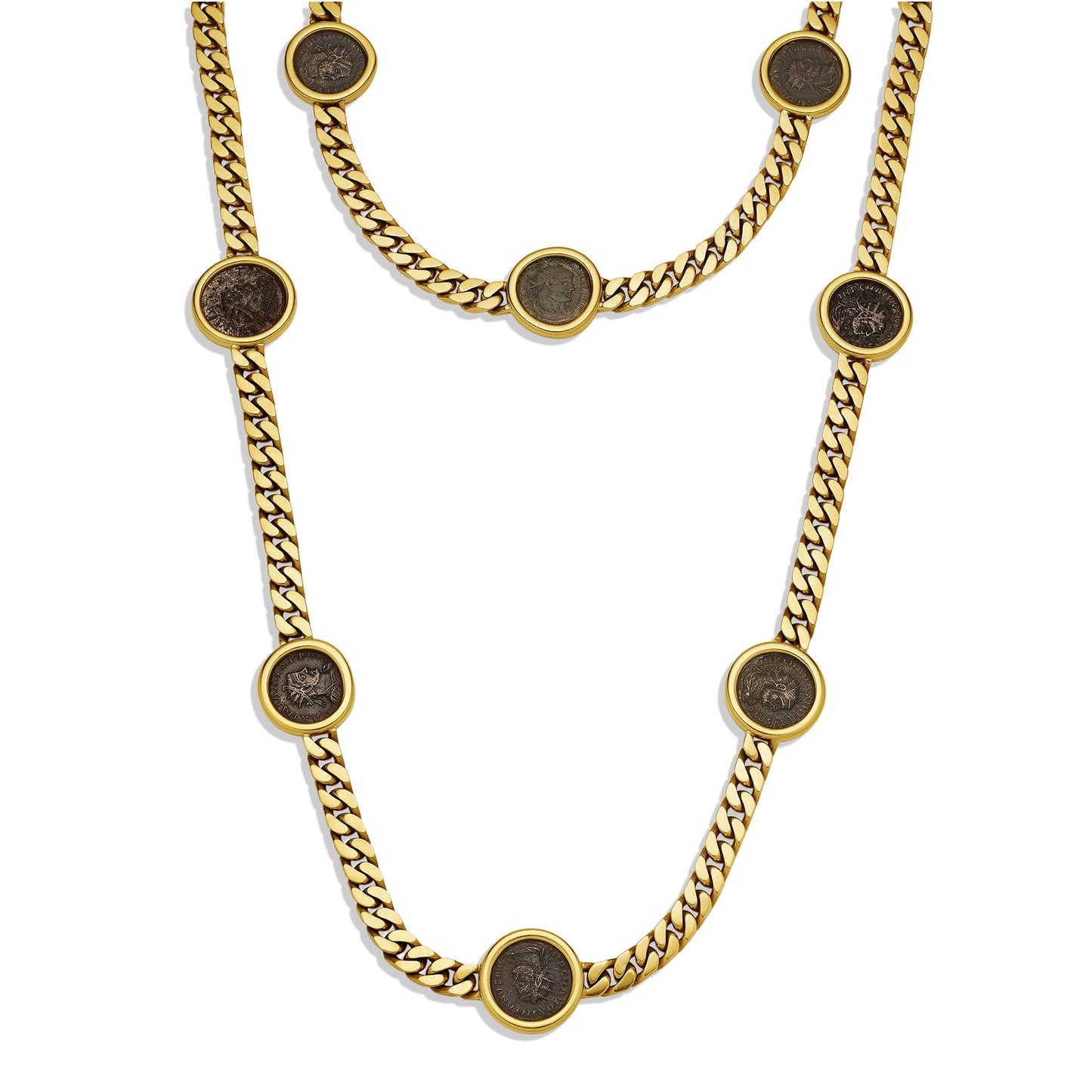 Bulgari Monete Ancient Coin Necklace