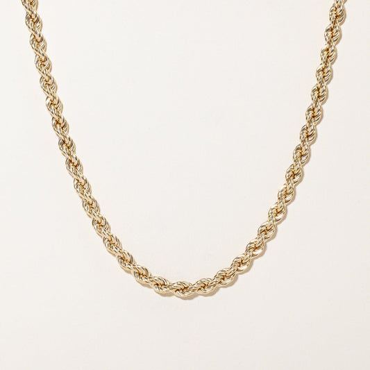 Birks' 18K Yellow Gold Rope Chain | 5.69mm | 24