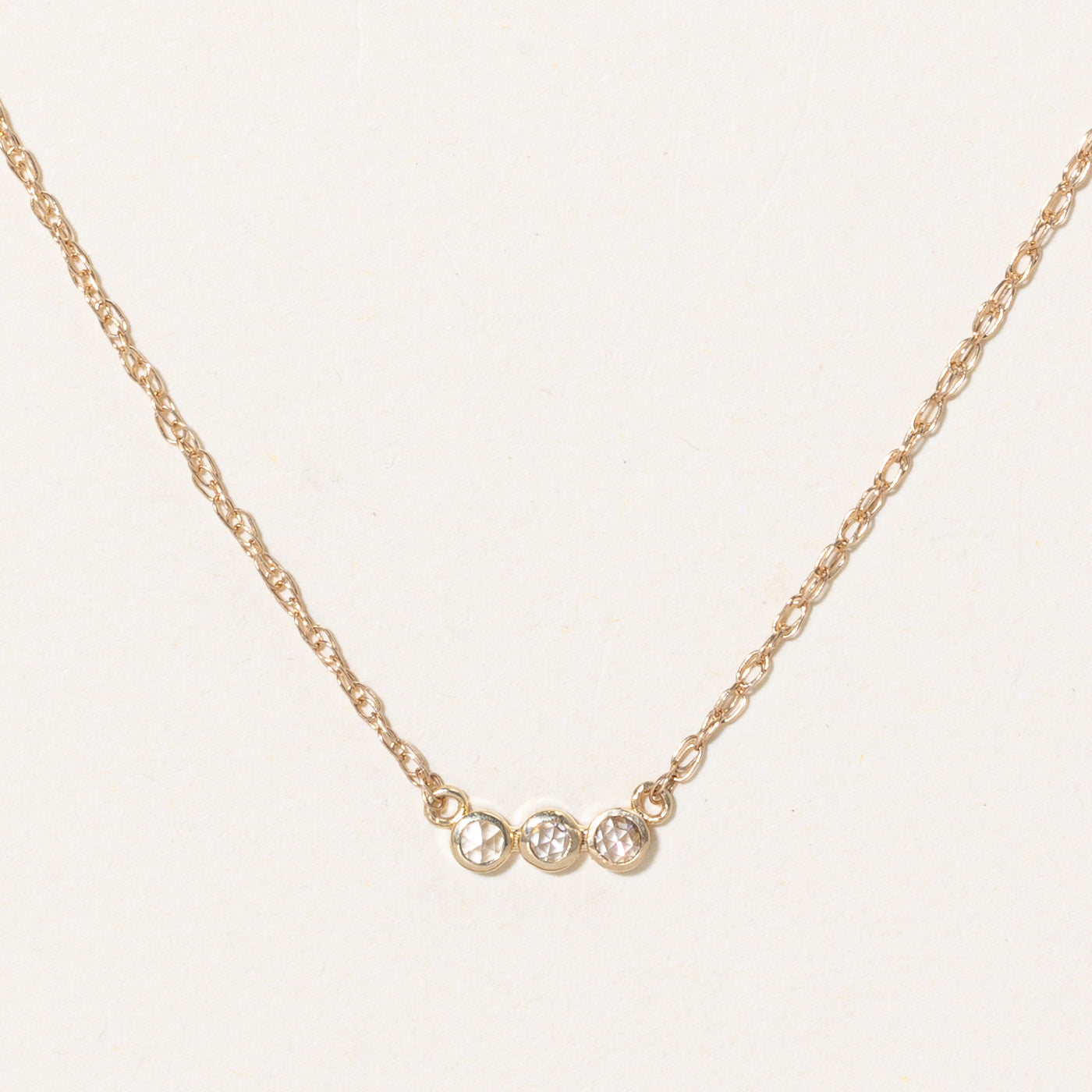 100 Ways' Rose Cut Diamond Pendant Necklace | 0.06ctw | 18 |