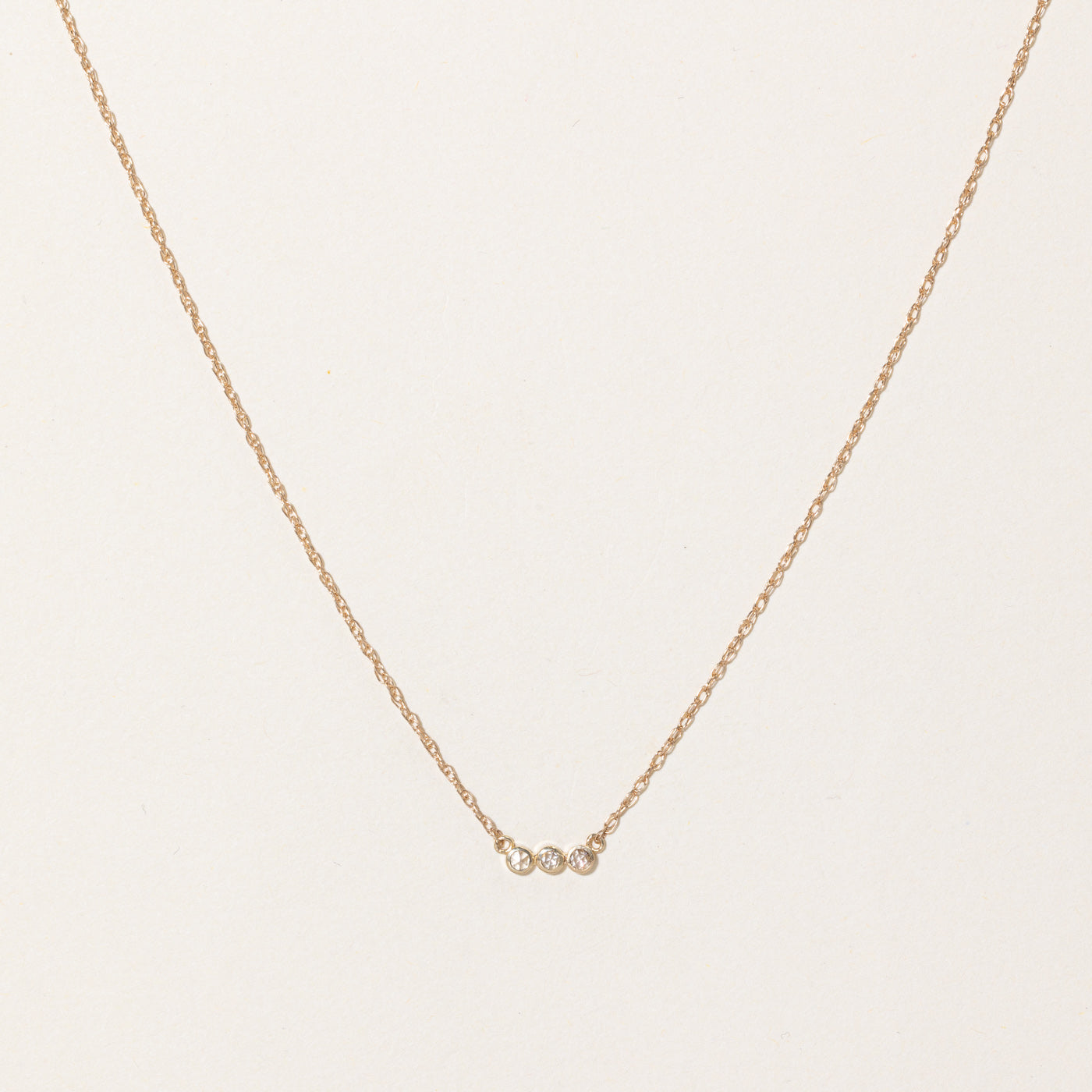 100 Ways' Rose Cut Diamond Pendant Necklace | 0.06ctw | 18 |