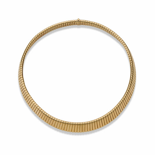 Bulgari 18K Gold Tubogas Necklace