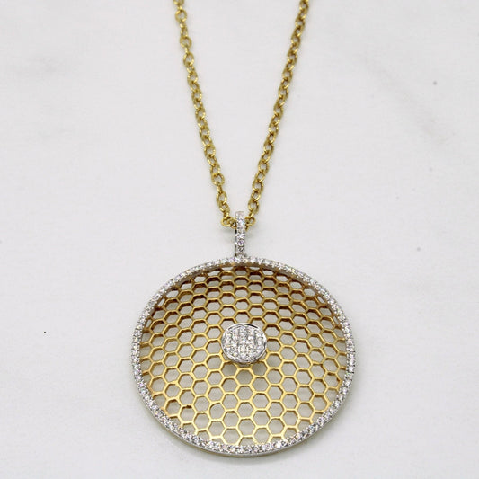 Birks' Diamond Lattice Pendant & Necklace | 0.45ctw | 16 |